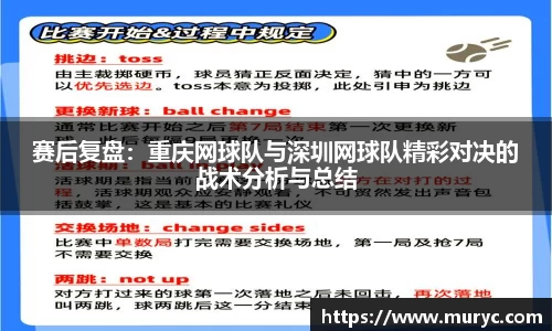 赛后复盘：重庆网球队与深圳网球队精彩对决的战术分析与总结